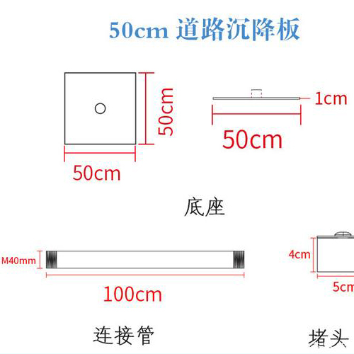 拉萨沉降板规格型号如何选择？